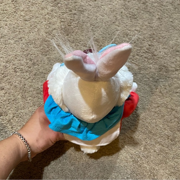 Disney Store Alice in Wonderland White Rabbit Plush Valentines Day Heart Stuffed - Picture 7 of 13